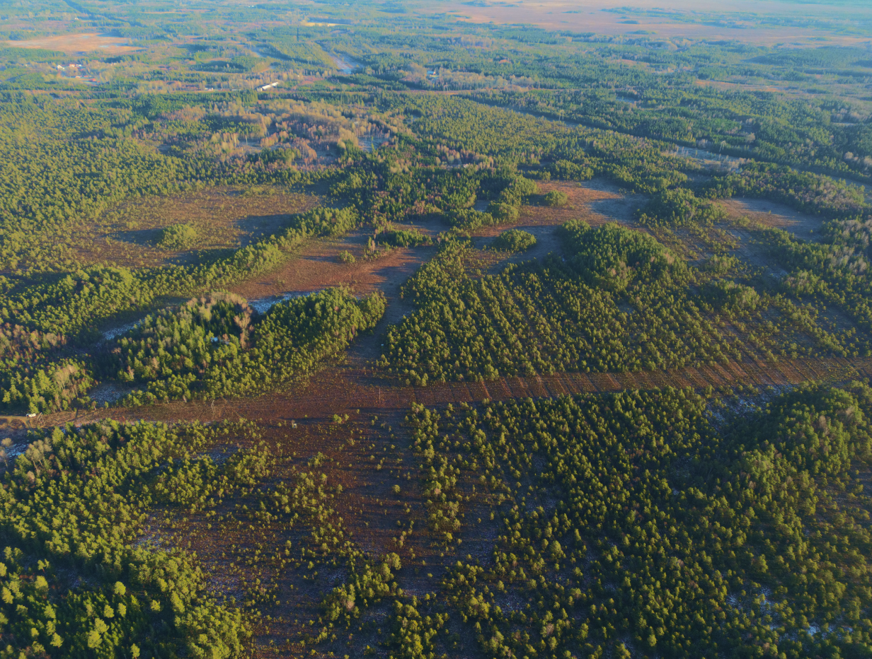 Blackatorps Mossen aerial overview